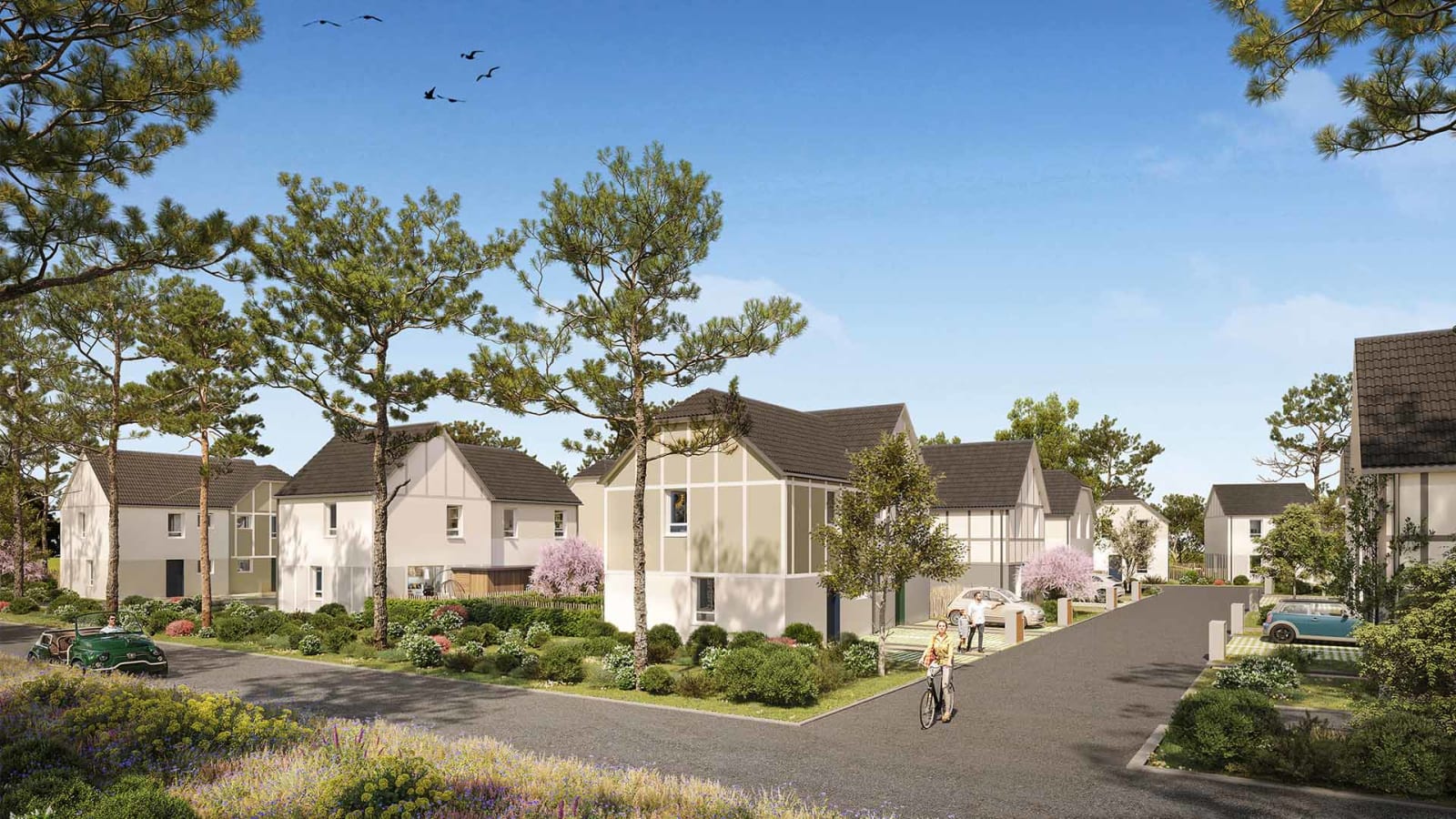 Visuel officiel du programme immobilier neuf Villas des Mielles à Hauteville-sur-Mer