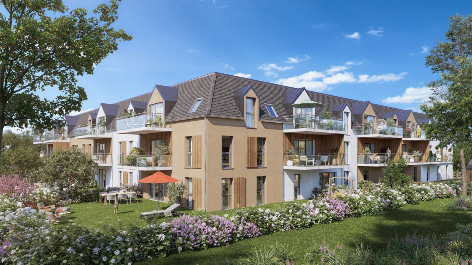 Visuel officiel du programme immobilier neuf Les Jardins du Littoral à Agon-Coutainville