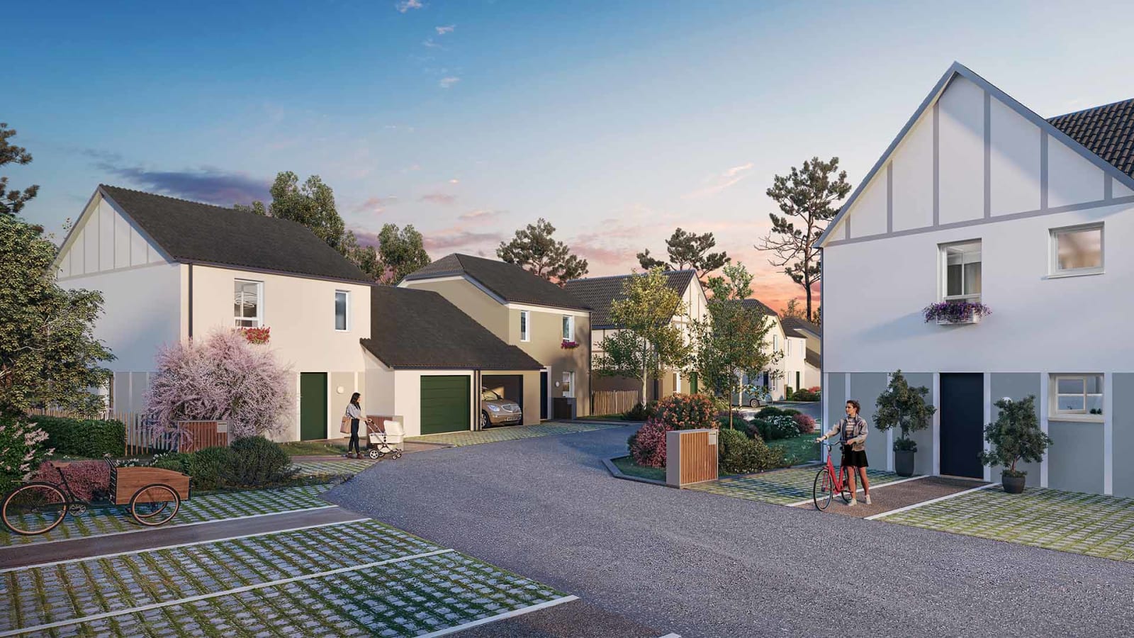 Visuel officiel du programme immobilier neuf Villas des Mielles à Hauteville-sur-Mer