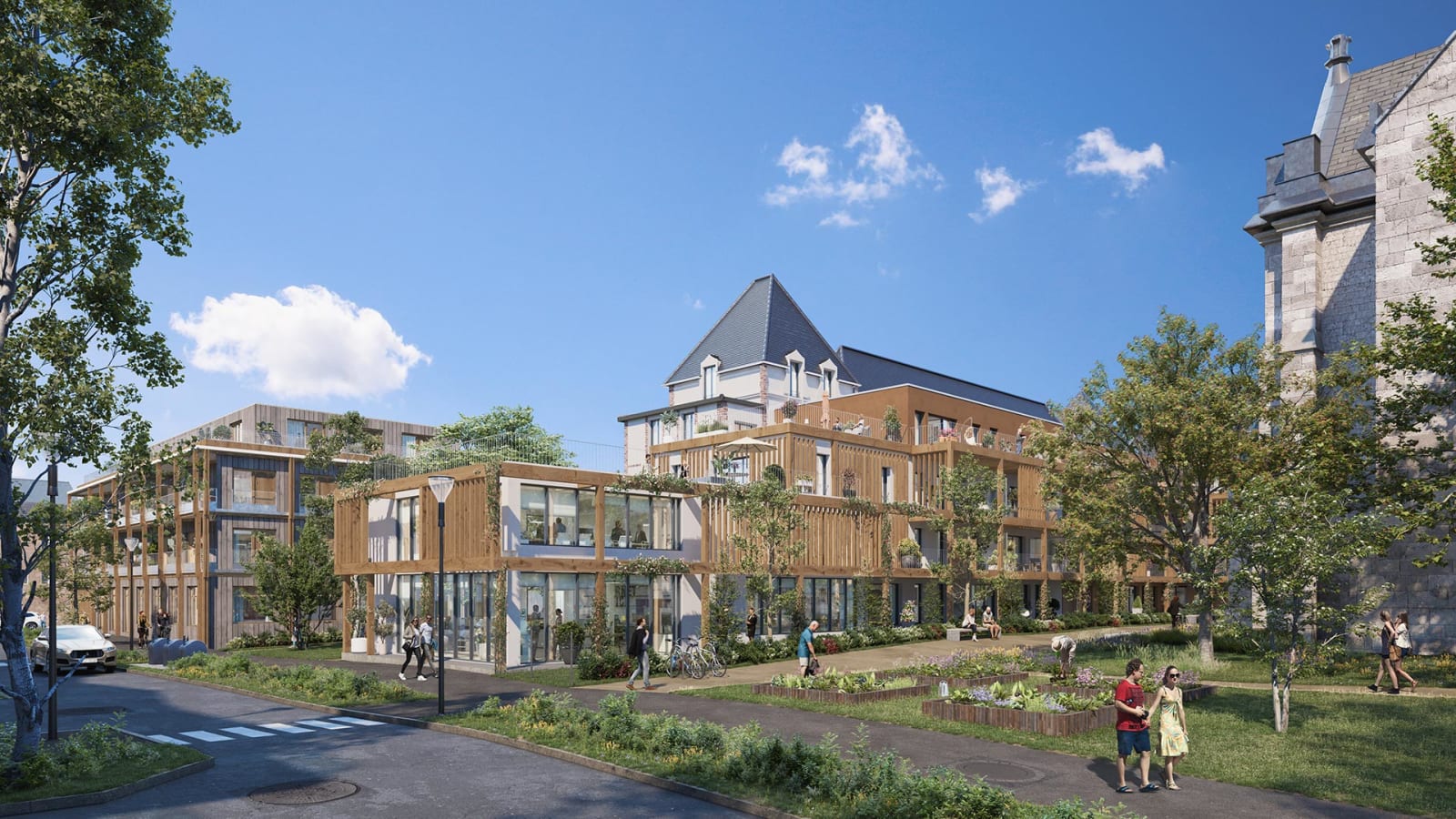 Visuel officiel du programme immobilier neuf Le Domaine à Bois-Guillaume