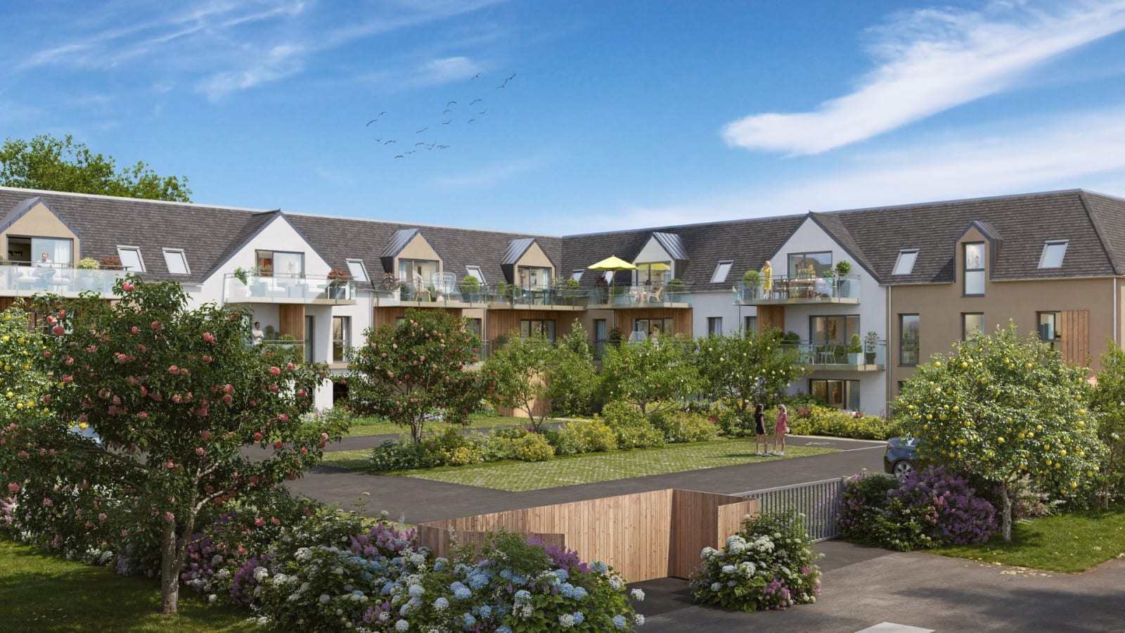 Visuel officiel du programme immobilier neuf Les Jardins du Littoral à Agon-Coutainville