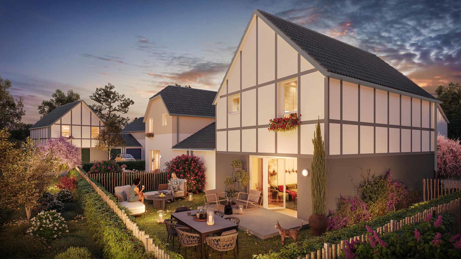 Visuel officiel du programme immobilier neuf Villas des Mielles à Hauteville-sur-Mer