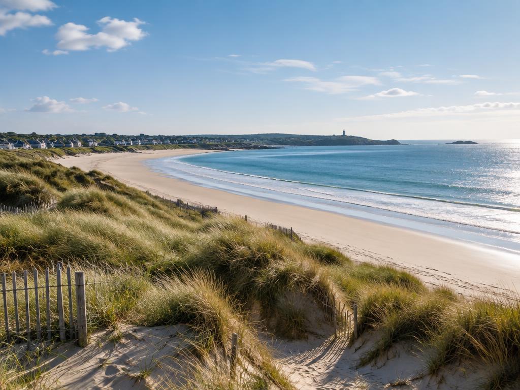 Plage et dunes de Barneville-Carteret sur la Côte des Isles