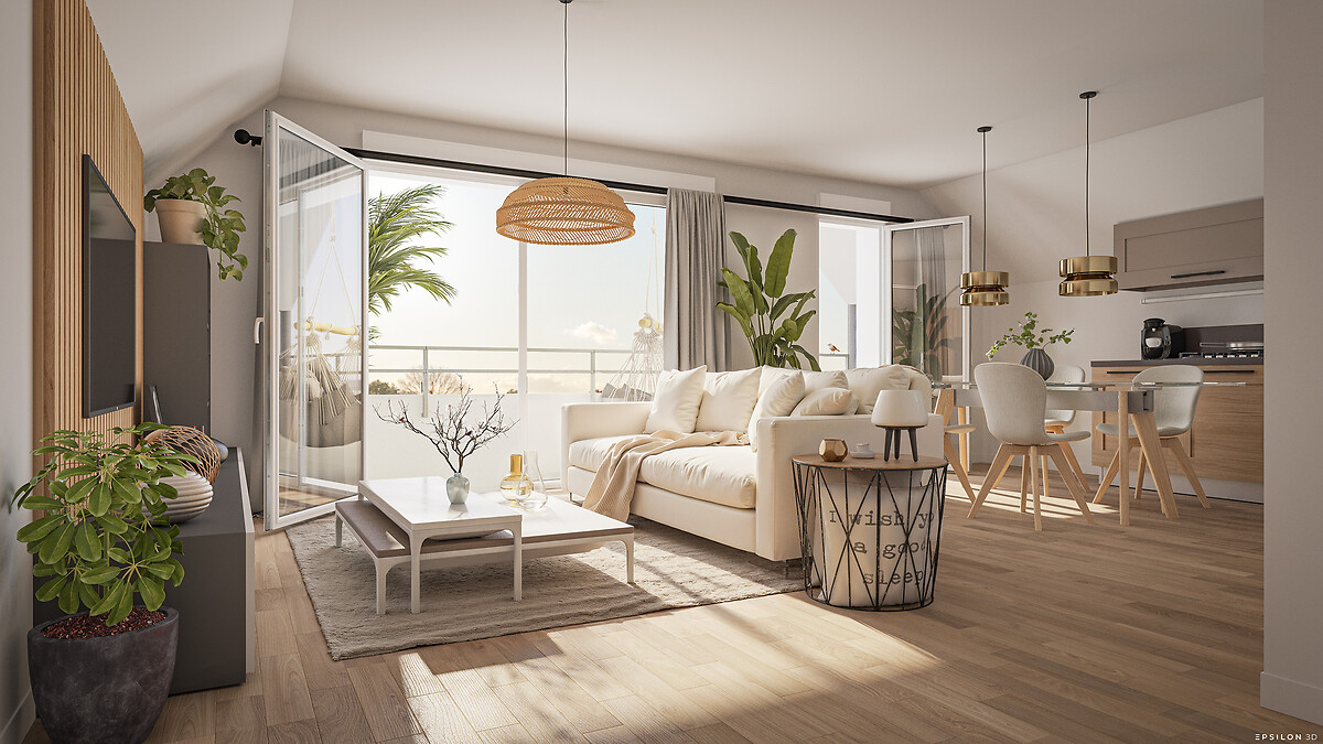 Vue officielle complémentaire du programme immobilier neuf Altis à Dinan