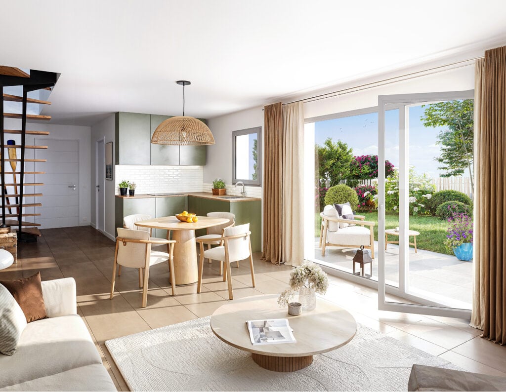 Vue intérieure officielle du programme immobilier neuf Carré Lafayette à Saint-Brieuc