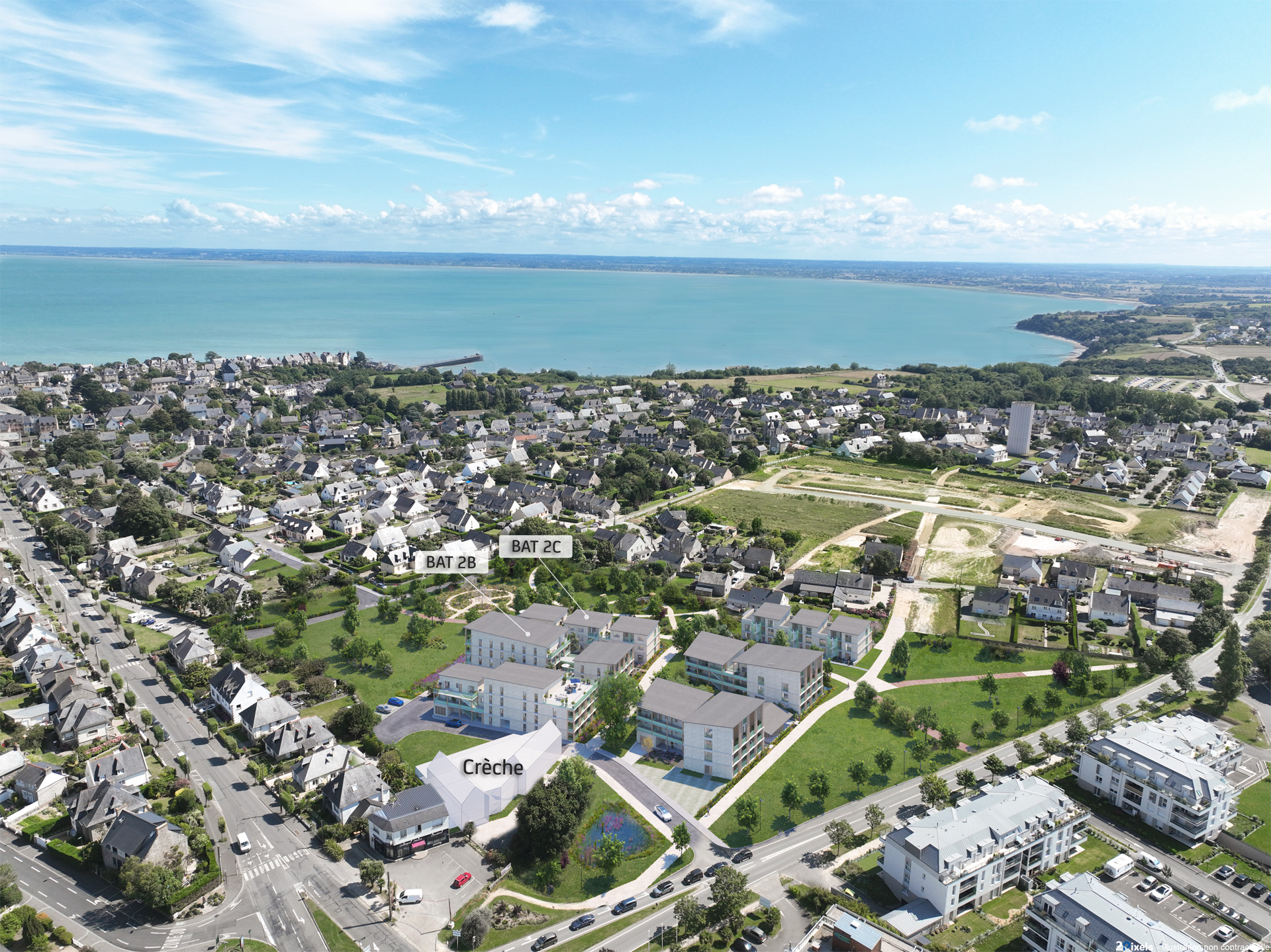 Vue complémentaire du programme immobilier neuf Le Clos Nogain à Cancale
