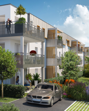 Perspective officielle du programme immobilier neuf L'Orangerie à Beaussais-sur-Mer
