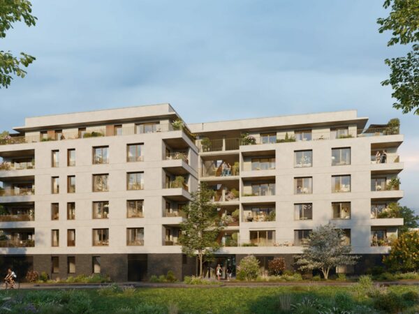 Perspective officielle du programme immobilier neuf San Mateo à Cesson-Sévigné