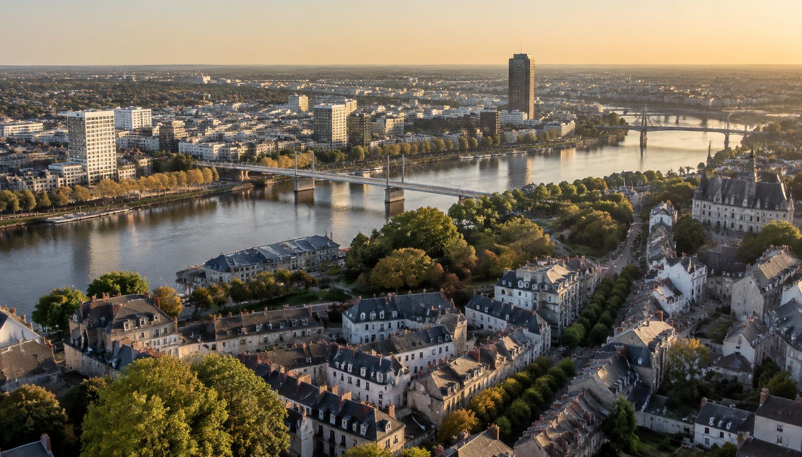 Illustration des paysages, des villages et du bord de l'eau : Pays nantais